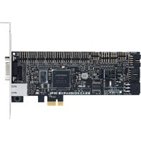 ASUS IPMI expansion card with black circuit board, RJ-45 port, and gold PCIe connector.