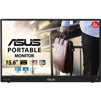 ASUS MB16ACV 15.6" black portable monitor, Full HD 1920x1080, slim bezel, LED display with IPS technology.