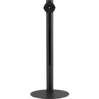 Black ASUS ZenScreen Stand MTS02D, sleek vertical design with circular base and adjustable mount.