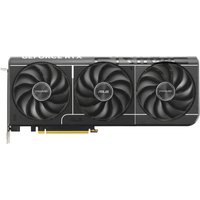 Asus PRIME RTX5070 OC graphics card, black with three cooling fans and PCIe5 connector, 12GB DDR7 memory.