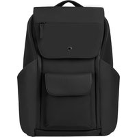 Black ASUS ProArt backpack with two front pockets, sleek design, and top handle, suitable for 16-inch devices.