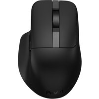 Black ASUS ProArt MD301 wireless mouse, ergonomic right-hand design, textured scroll wheel, sleek matte finish.