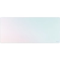 White ASUS PS102 mouse pad with a smooth, rectangular surface and subtle pearl finish.