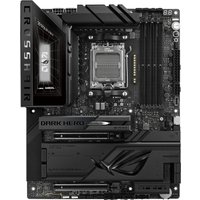 ASUS ROG CROSSHAIR X870E DARK HERO motherboard, black with silver accents, AM5 socket, ATX form factor.