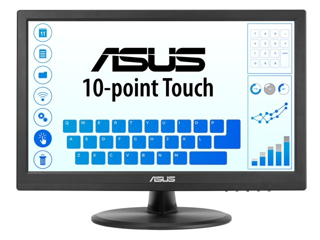 Asus ASUS - 15.6" 1080P Full HD Touch Monitor VT169HE - Black