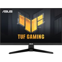 ASUS TUF Gaming VG246H1A monitor, 23.8" Full HD LED, black frame, sleek stand, TUF Gaming logo on screen.
