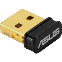 Compact black and gold ASUS USB-BT540 Bluetooth adapter with a sleek rectangular design and visible USB connector.