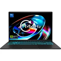 Black ASUS V16 laptop, 16" screen, backlit keyboard, featuring Intel Core i5, NVIDIA RTX 4050, Windows 11.