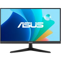 ASUS VY229HF black monitor with slim bezels, 21.4" Full HD LCD display, and sleek V-shaped stand.