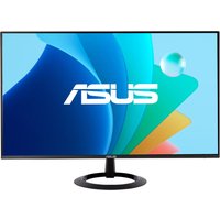 Black ASUS VZ249HG monitor, 23.8" Full HD LCD, slim bezels, circular stand, vibrant screen display.