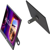 ASUS ZenScreen MB166CR 15.6" Full HD LCD monitor, black, slim design with adjustable stand and thin bezels.