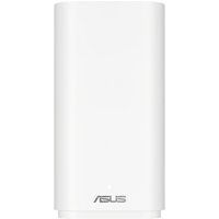 White ASUS ZenWiFi BD4 BE3600 router, rectangular with smooth edges, featuring dual-band Wi-Fi 7 technology.
