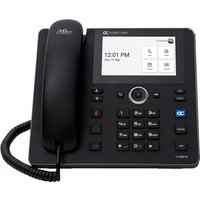 Black AudioCodes Teams C455HD IP-Phone with PoE, GbE, integrated Bluetooth, LCD screen, and keypad with function buttons.