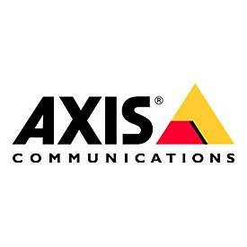 White network horn speaker with a sleek design, featuring the AXIS logo prominently, designed for outdoor use with durable materials for weather resistance.