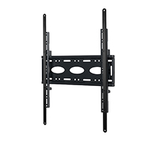 Black flat screen wall mount designed for portrait displays, featuring VESA 600 x 400 compatibility, made of sturdy metal with adjustable brackets for secure installation.