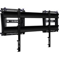 Black B-Tech wall mount for XXL displays with adjustable brackets and dual horizontal support bars.