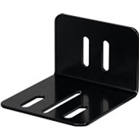 Black B-Tech mounting plate with two vertical slots and two horizontal slots for Yealink A30/MeetingEye 600 & VC Camera.