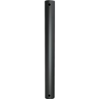 Black B-Tech SYSTEM 2 pole, 1.5m length, 50mm diameter, with smooth finish and holes at both ends.