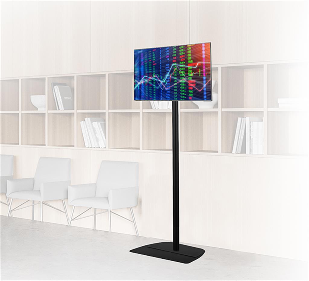 B-Tech Universal Flat Screen Floor Stand (VESA 100 x 100) - 1.6m Ø50mm - image 5