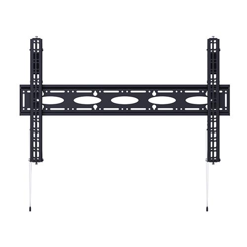 Black heavy-duty tilting TV wall mount designed for screens between 65" and 100", featuring adjustable brackets and a sturdy metal construction for secure installation.