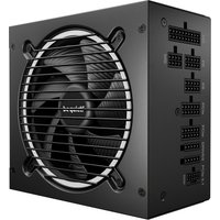 Black be quiet! Pure Power 13 M 1000W ATX power supply with large cooling fan and multiple modular cable ports.