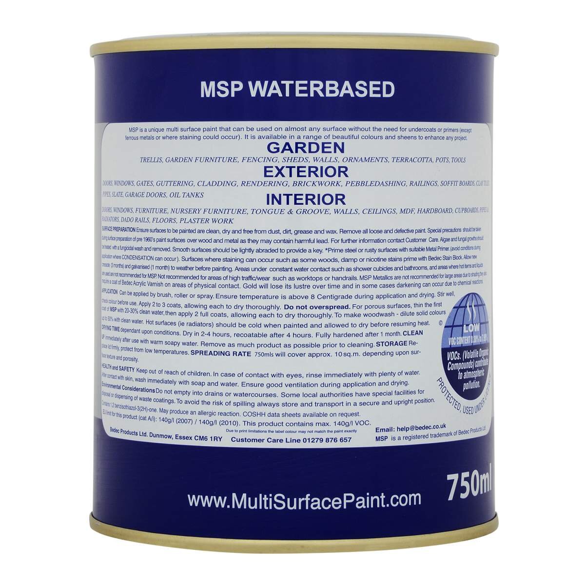 Bedec Brazil Satin Multi Surface Paint 750ml - image 2
