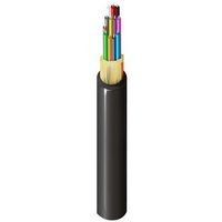Black Belden outdoor cable with multiple colored wires and protective sheath