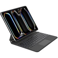 Black Belkin BBZ003UK-V2 folio tablet case with keyboard, fits 13" tablets, sleek design with magnetic closure.