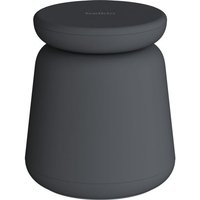Belkin BOOSTCHARGEPRO 2-in-1 charger, grey, cylindrical base with rounded top, sleek and modern design.