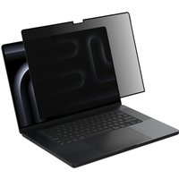 Belkin 16.2" laptop privacy filter, black, semi-transparent screen cover, fits over laptop display.
