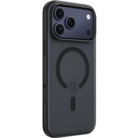 Black Belkin SheerForce phone case for 6.9" device, with MagSafe compatibility and textured edges for grip.