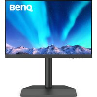BenQ Creative Pro SW242Q 24.1" monitor, slim black bezel, vibrant display, sturdy stand, USB-C connectivity.