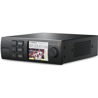 Blackmagic Design Teranex Mini Smart Panel, black with LCD screen, control knob, and buttons on the front.