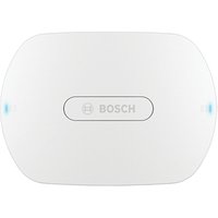 Grey Bosch DCNM-WAP wireless access point with rounded edges and central Bosch logo, featuring PoE capability.