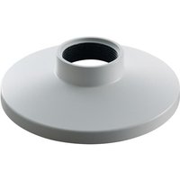 White Bosch Pendn Inerfce Ple, circular with a central threaded hole, smooth surface, designed for mounting applications.