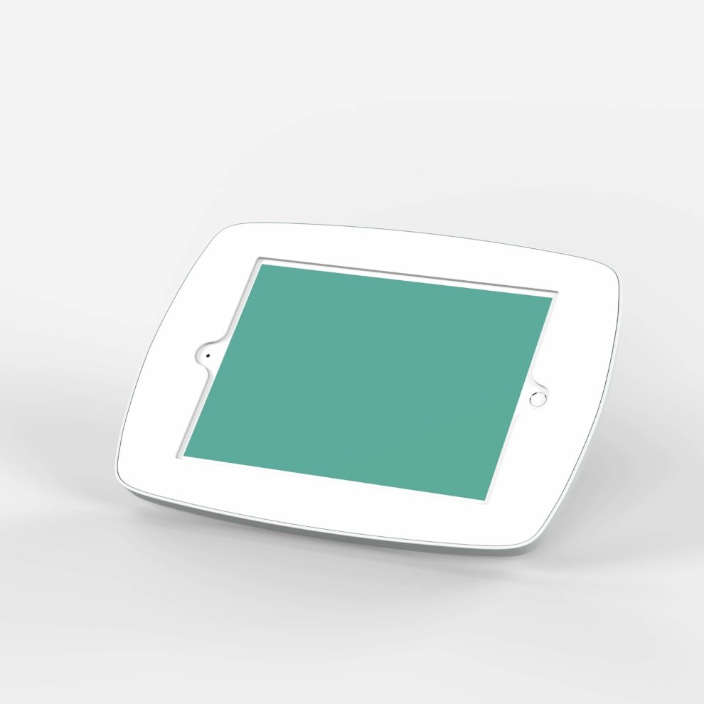 White Bouncepad Lounge case designed for Samsung Galaxy Tab A 10.1 (2016-2018), featuring a smooth finish and a cutout for easy access to the device's screen.