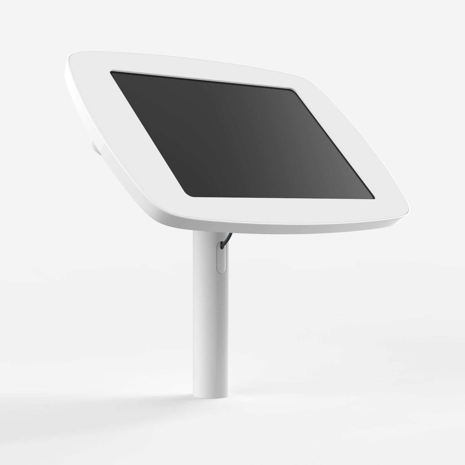 White Bouncepad Original Twist stand designed for the Apple iPad Air 6th Gen 11-inch (2024), featuring a sleek, modern design with a secure mount and adjustable viewing angle.