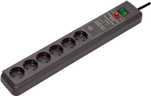 Brennenstuhl Secure-Tec Surge Protection 15.000 A Black 6 AC outlet(s) - image 4