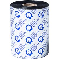 Black Brother BWP-1D600-110 printer ribbon roll with branded blue and white packaging.