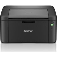 Black Brother laser printer with Wi-Fi, compact design, and green power button on the front panel.