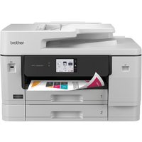 White Brother MFC-J6960DW A3 inkjet multifunction printer with touchscreen, dual paper trays, and document feeder.