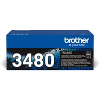 Brother TN-3480 toner cartridge box, blue and black design with large white "3480" text.