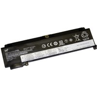 Black BTI 3-cell battery for Lenovo Thinkpad with white label and certification symbols on the front.