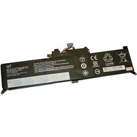 Black BTI 4-cell battery for THINKPAD YOGA 260, rectangular shape with connector and safety icons.