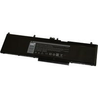 Black BTI 6-cell laptop battery, rectangular with label, compatible with DELL Precision 15 3510, 84Wh capacity.