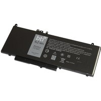 Black BTI 62Wh 4-cell battery with white label, compatible with Dell Latitude E5470 E5570 Precision 3510.