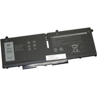 Black BTI 4-cell laptop battery with labels and icons, compatible with Dell Latitude and Precision models.