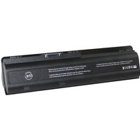 Black BTI 10.8V 9-cell battery for HP-Compaq laptops with visible connector and printed specifications.