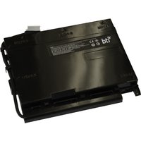 Black BTI 11.5 6 cell PF06XL battery for HP-Compaq Omen 17-W250, rectangular with label and connector strip.