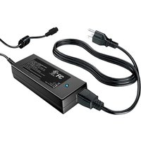 Black BTI 19V 65W AC adapter for ASUS ZenBook with detachable power cord and LED indicator.